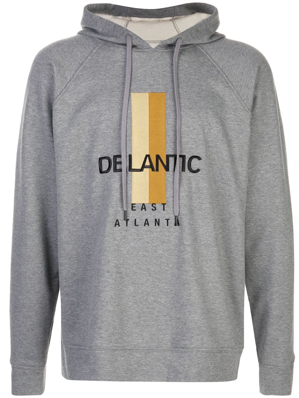 Delantic East Atlanta Runway fleece hoodie - Grey von Delantic