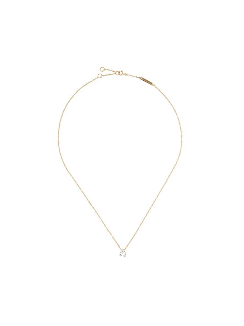 Delfina Delettrez 18kt yellow and white Two In One diamond necklace - Gold von Delfina Delettrez