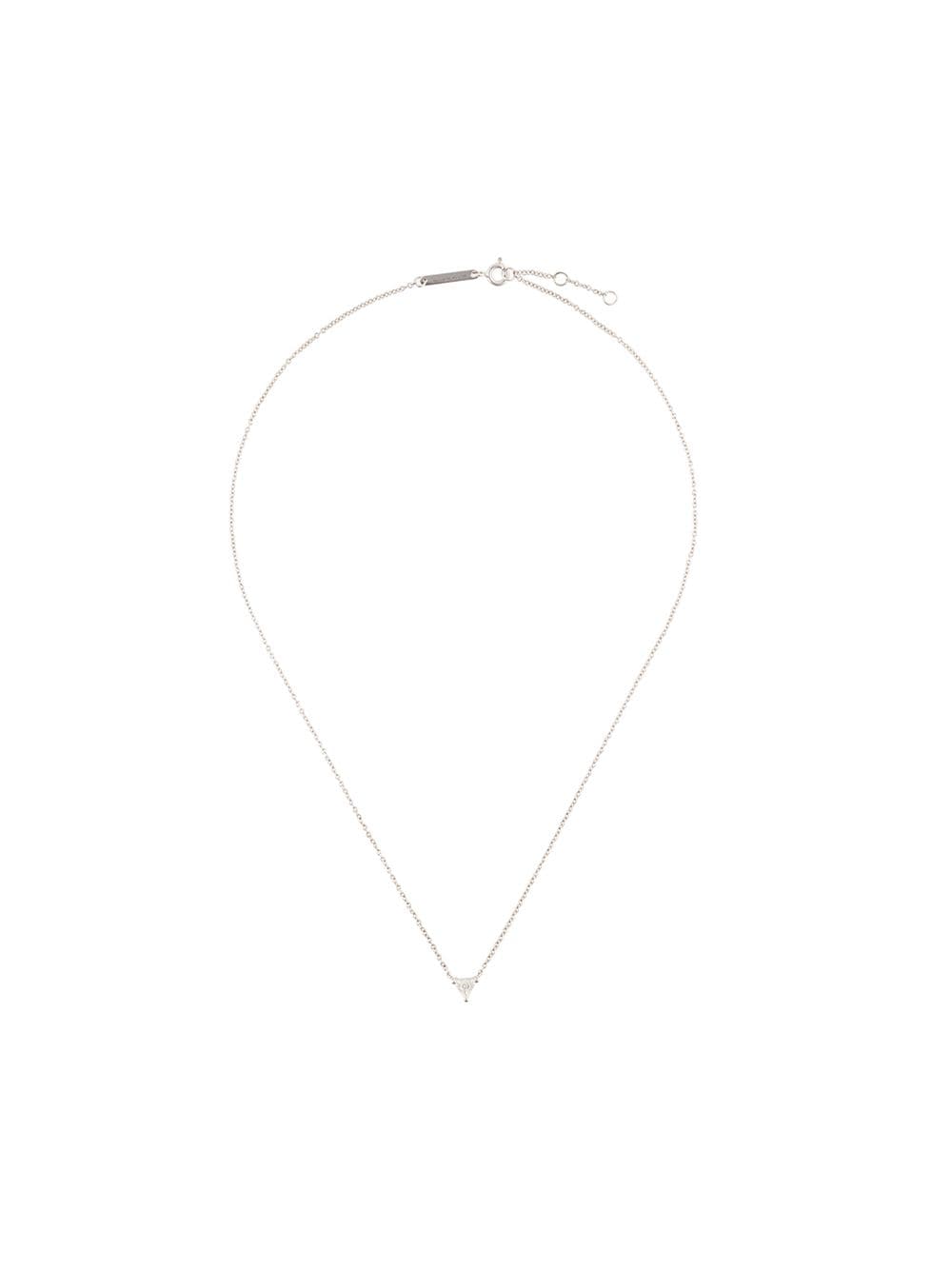 Delfina Delettrez Dots Solitaire diamond necklace - Metallic von Delfina Delettrez