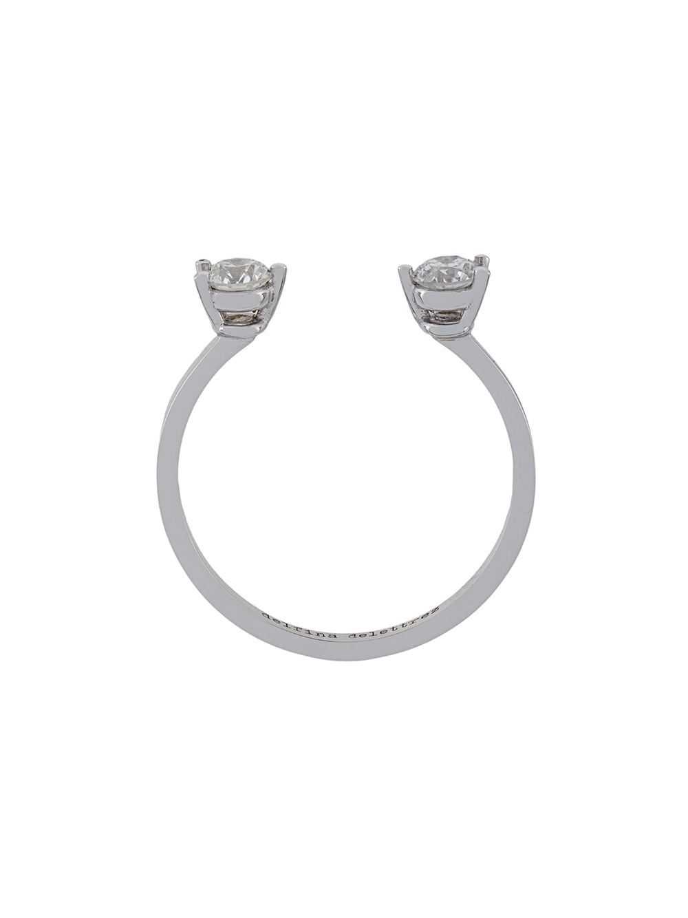 Delfina Delettrez Dots diamond ring - Metallic von Delfina Delettrez