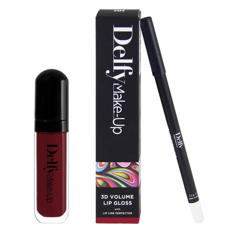 Delfy Cosmetics  Delfy Cosmetics 3D-Volumenlipgloss mit Lippenlinienkorrektor lipgloss 7.0 ml von Delfy Cosmetics