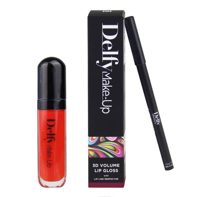 Delfy Cosmetics  Delfy Cosmetics 3D-Volumenlipgloss mit Lippenlinienkorrektor lipgloss 7.0 ml von Delfy Cosmetics