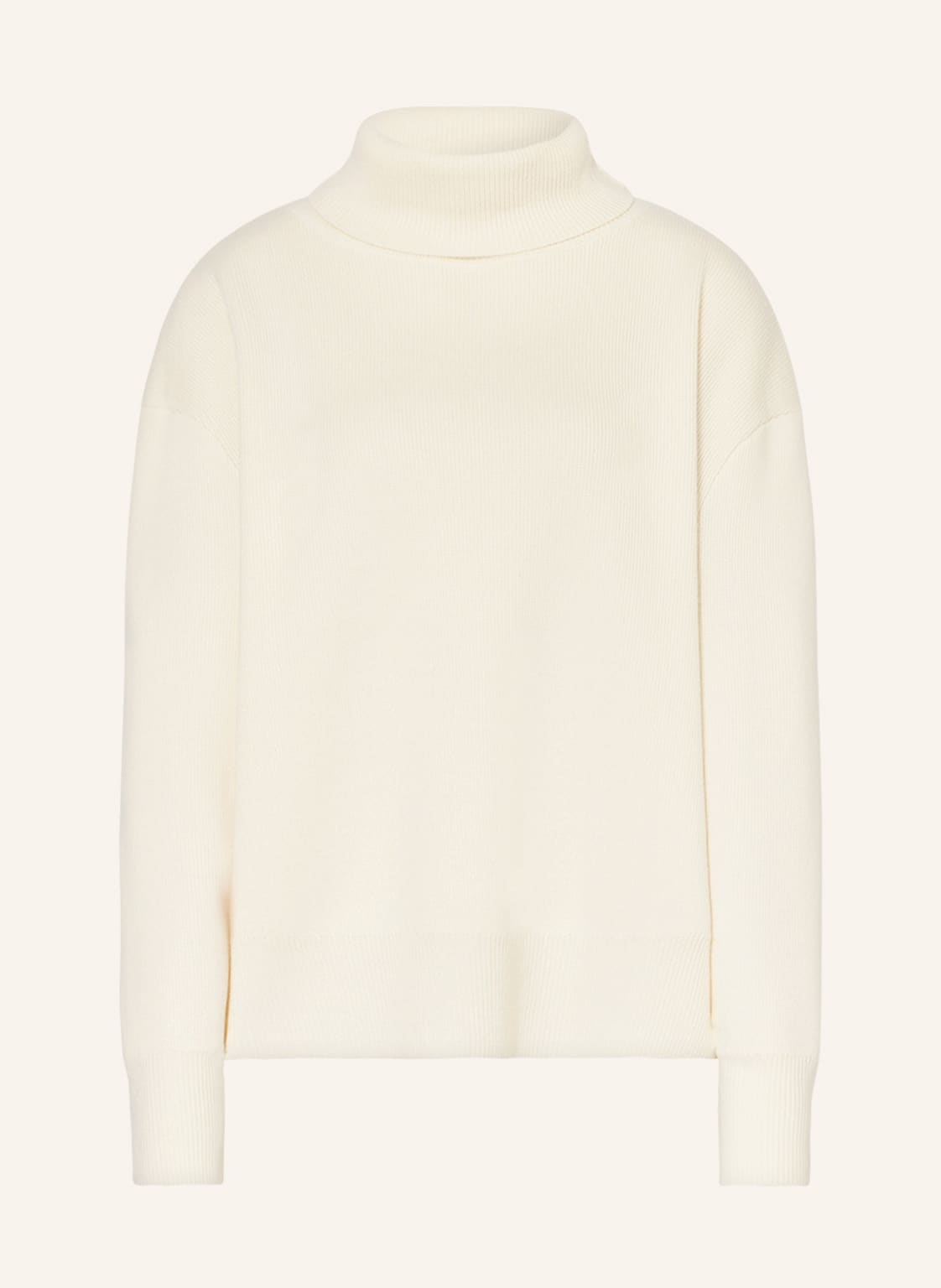 Delicatelove Overized-Rollkragenpullover Copenhagen Mit Cashmere weiss von Delicatelove