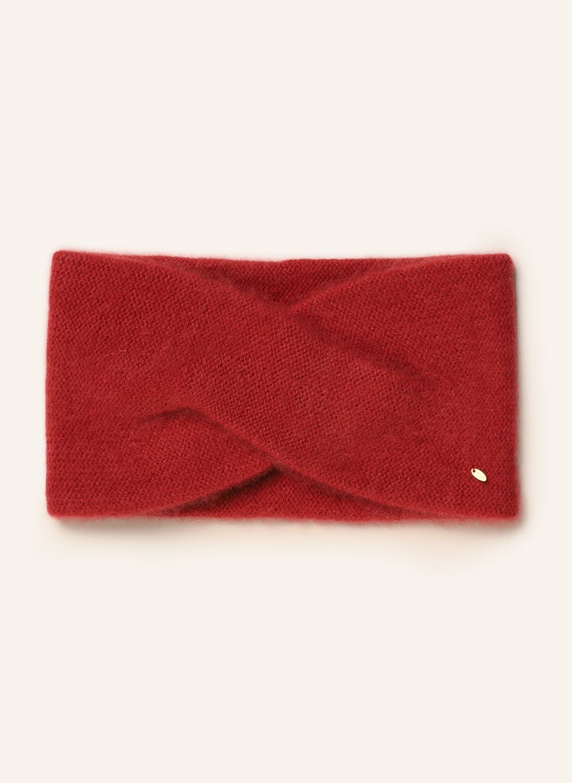 Delicatelove Stirnband Salina Aus Cashmere rot von Delicatelove