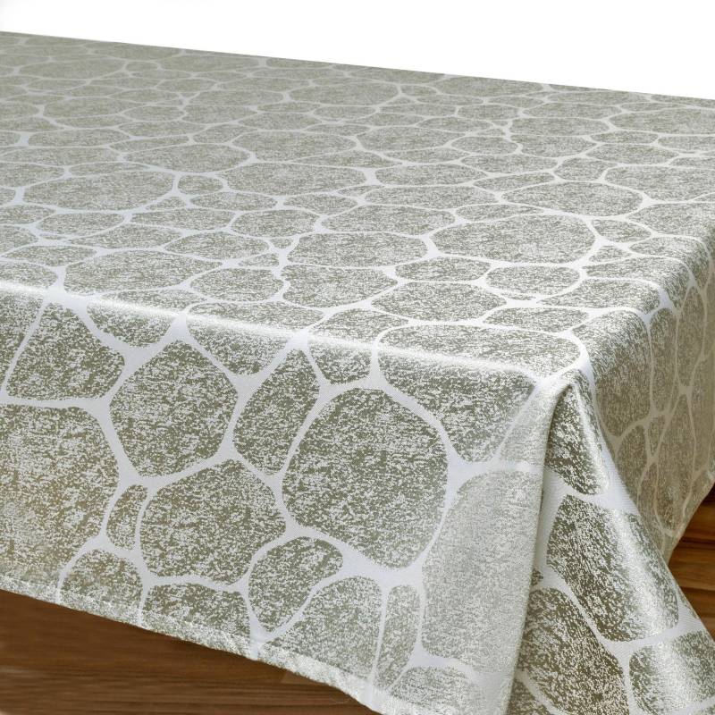 Delindo Lifestyle Tischdecke »STONE«, Jacquard, Fleckschutz, 180 g/m² von Delindo Lifestyle