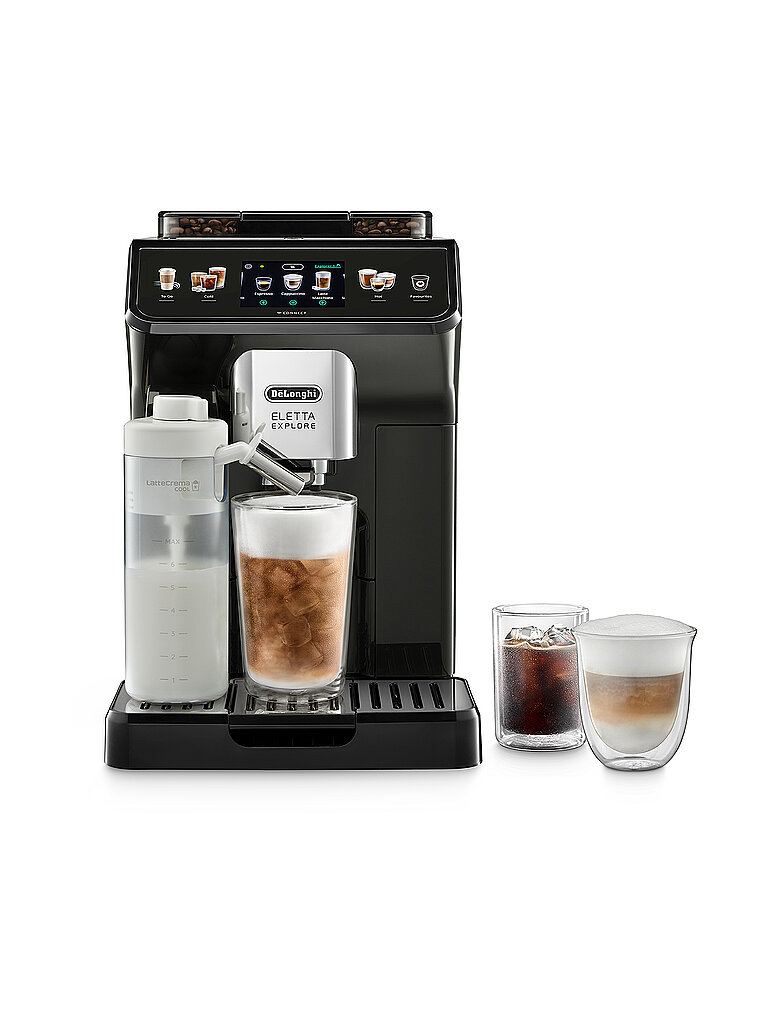 DELONGHI Kaffee Vollautomat ECAM450.65.G ELETTA EXPLORER Dkl Grau grau DELONGHI Kaffee Vollautomat ECAM450.65.G ELETTA EXPLORER Dkl Grau grau von Delonghi