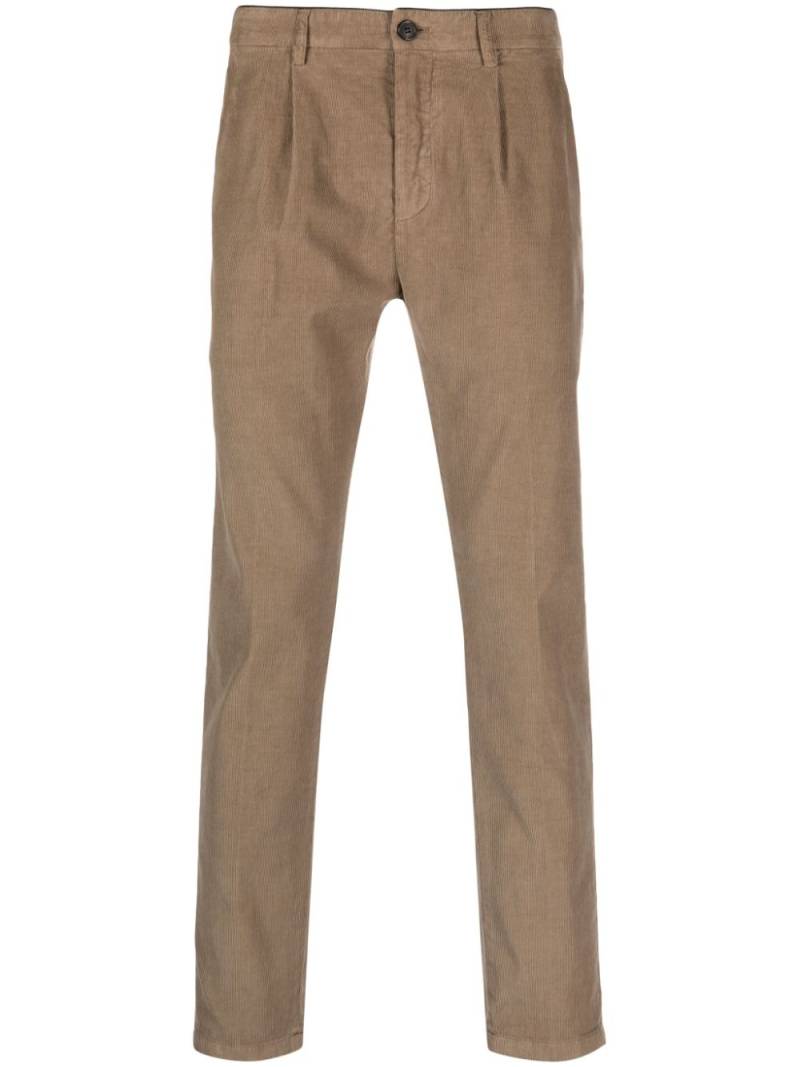 Department 5 corduroy tapered-leg trousers - Neutrals von Department 5