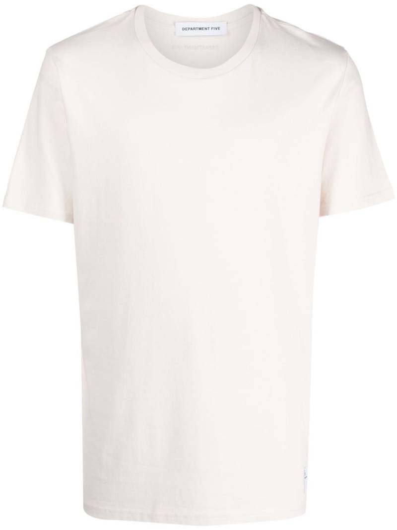 Department 5 crew-neck cotton T-shirt - Neutrals von Department 5