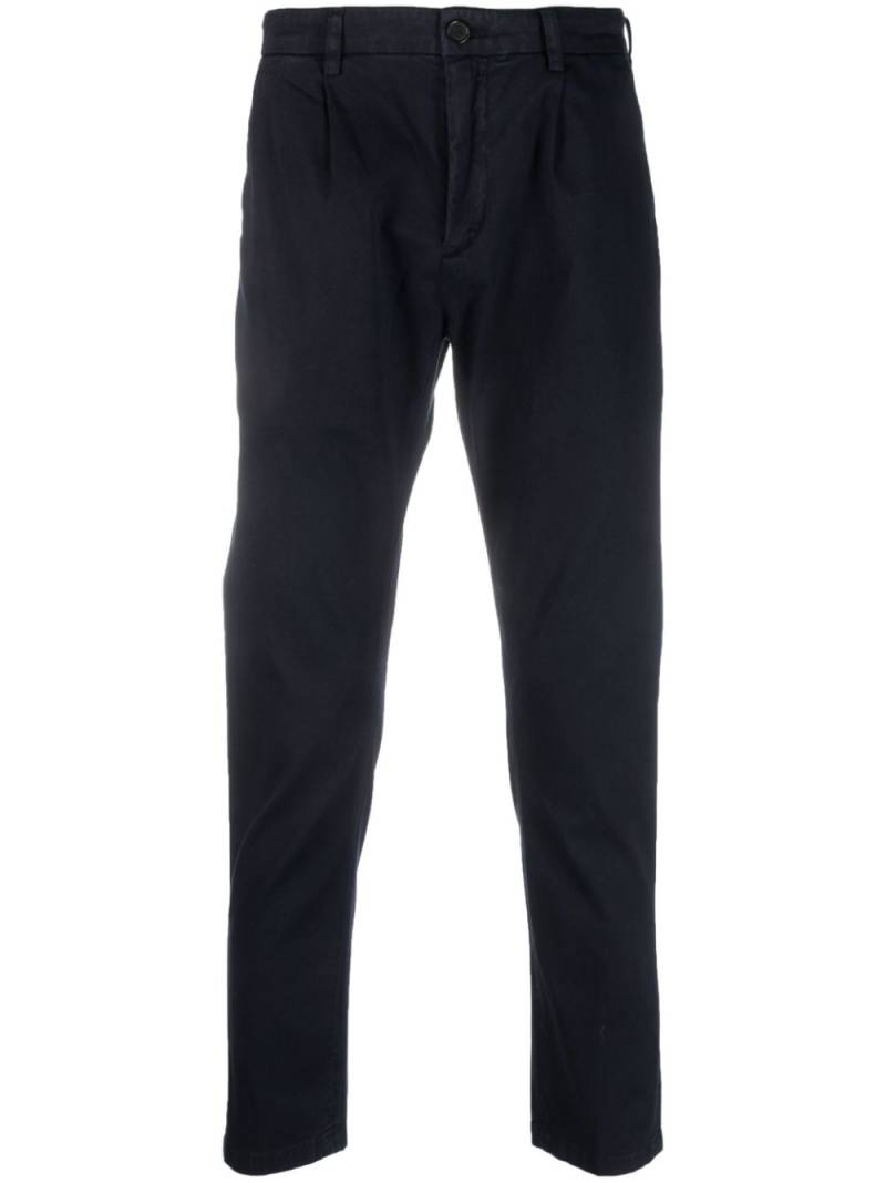 Department 5 dart-detailing buttoned chinos - Blue von Department 5