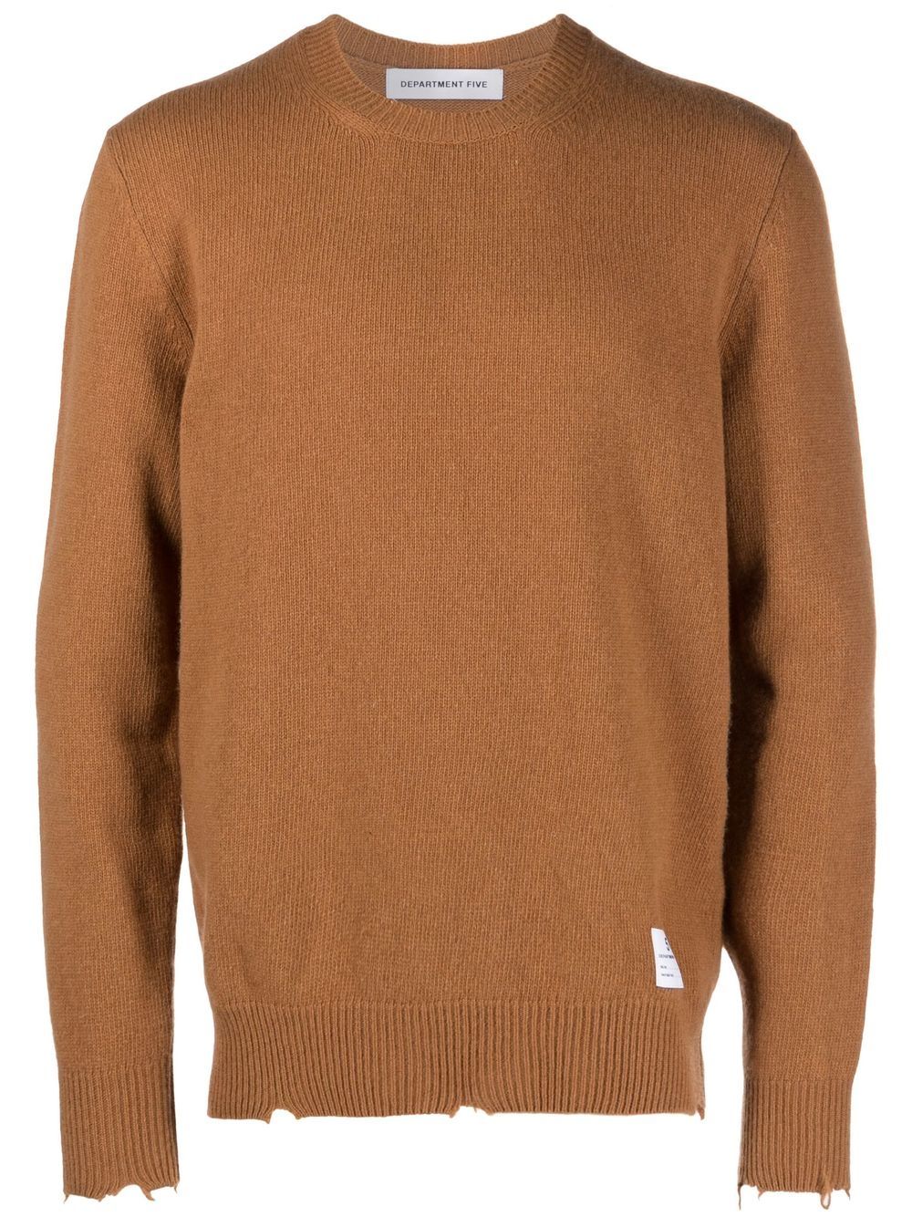 Department 5 distressed crew neck jumper - Neutrals von Department 5