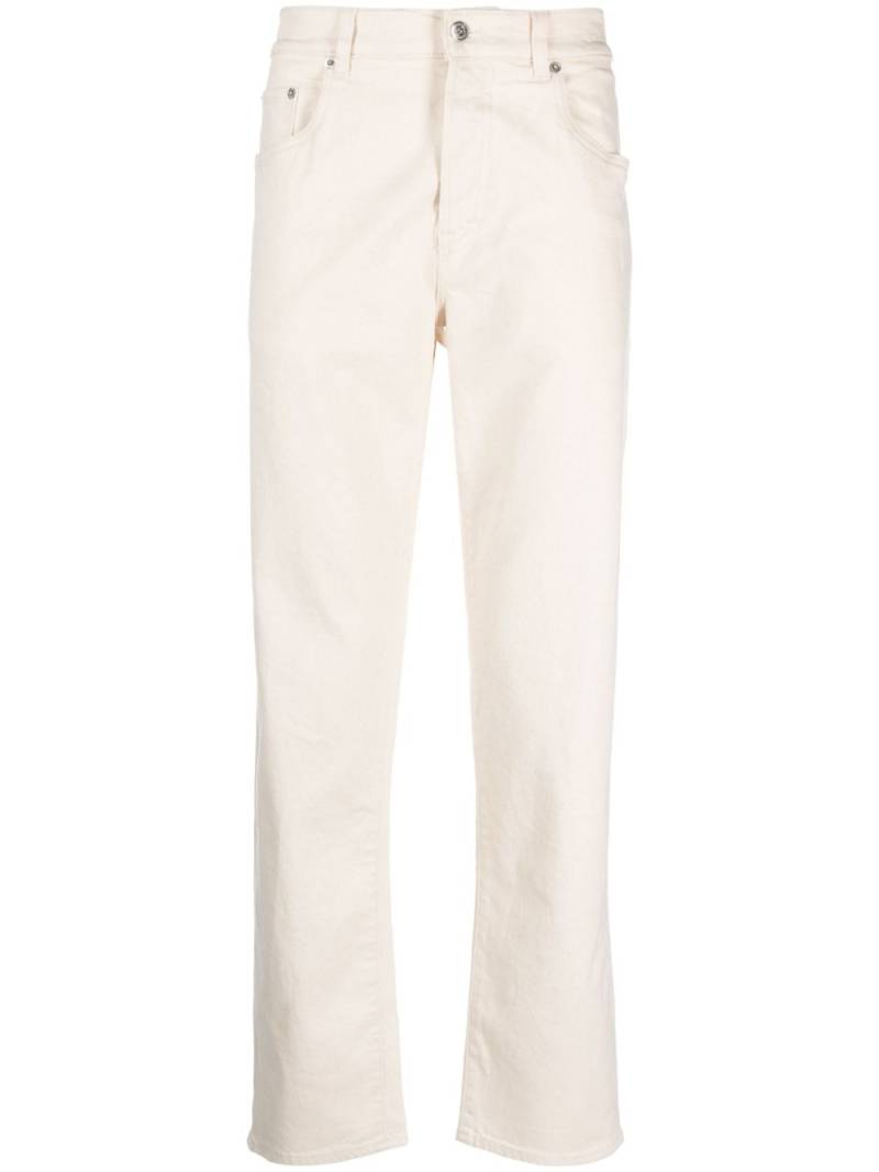 Department 5 logo-appliqué high-rise jeans - Neutrals von Department 5