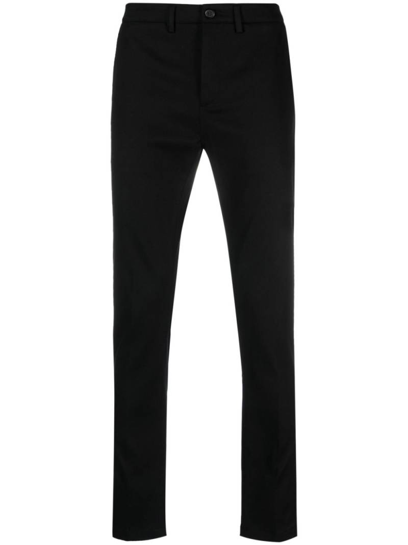 Department 5 logo-patch cotton chinos - Black von Department 5