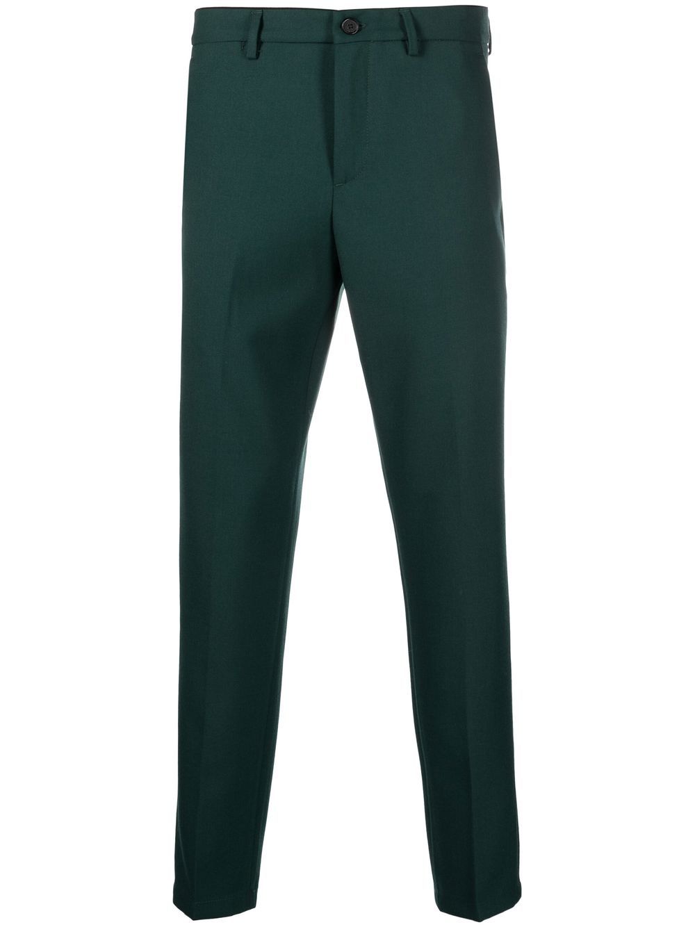 Department 5 logo-patch tailored trousers - Green von Department 5