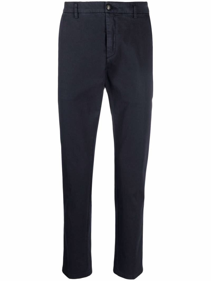 Department 5 mid-rise slim-fit chinos - Blue von Department 5