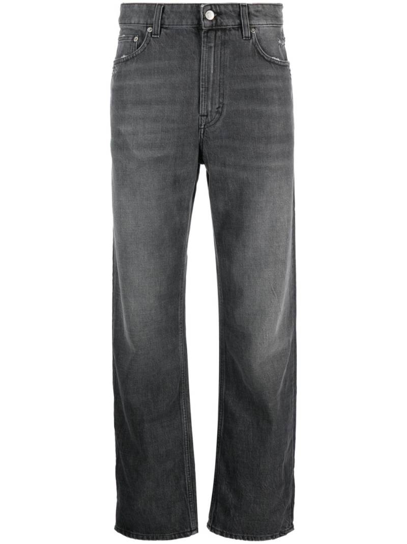 Department 5 mid-rise straight-leg jeans - Black von Department 5