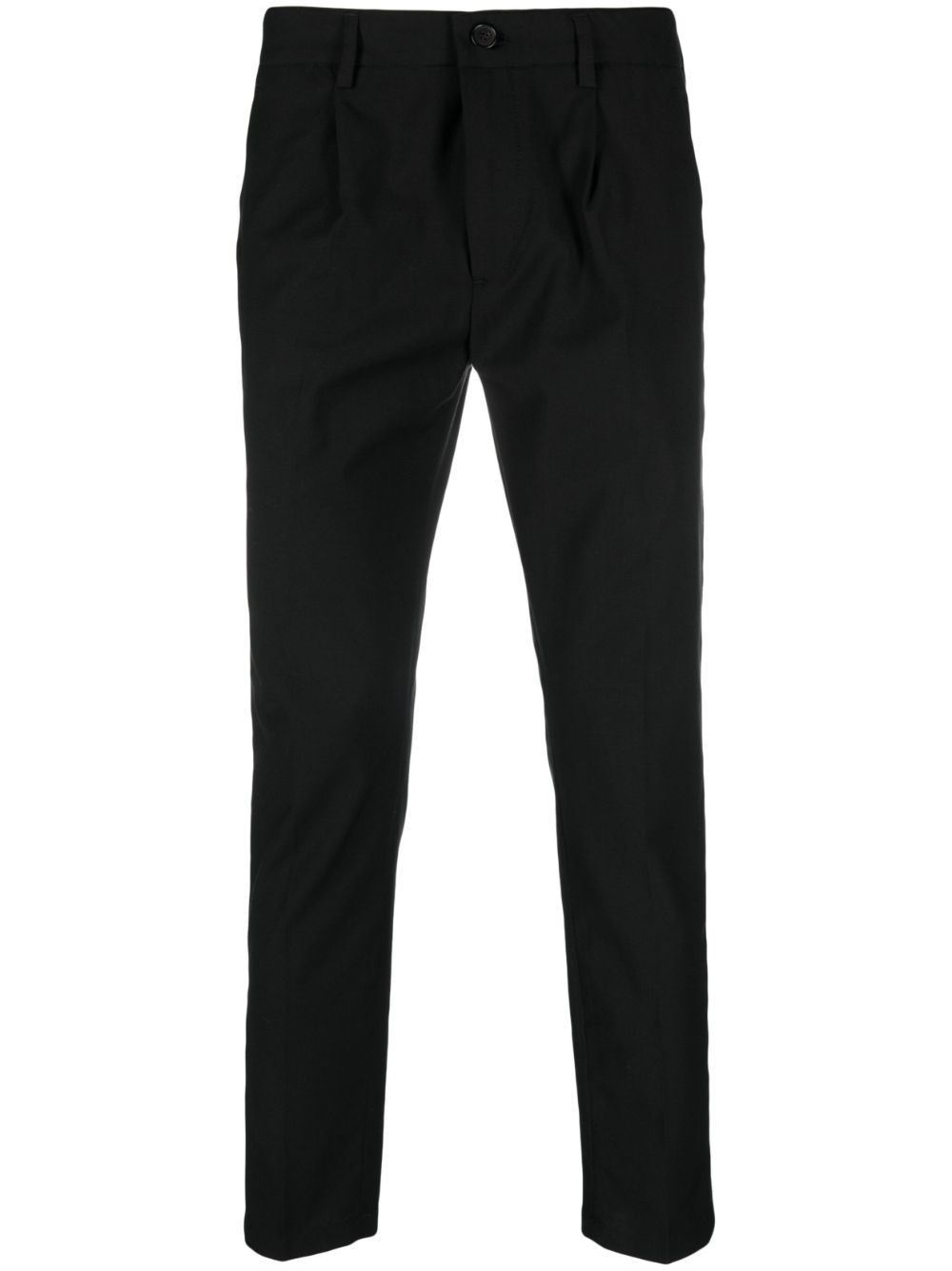 Department 5 mid-rise straight-leg trousers - Black von Department 5