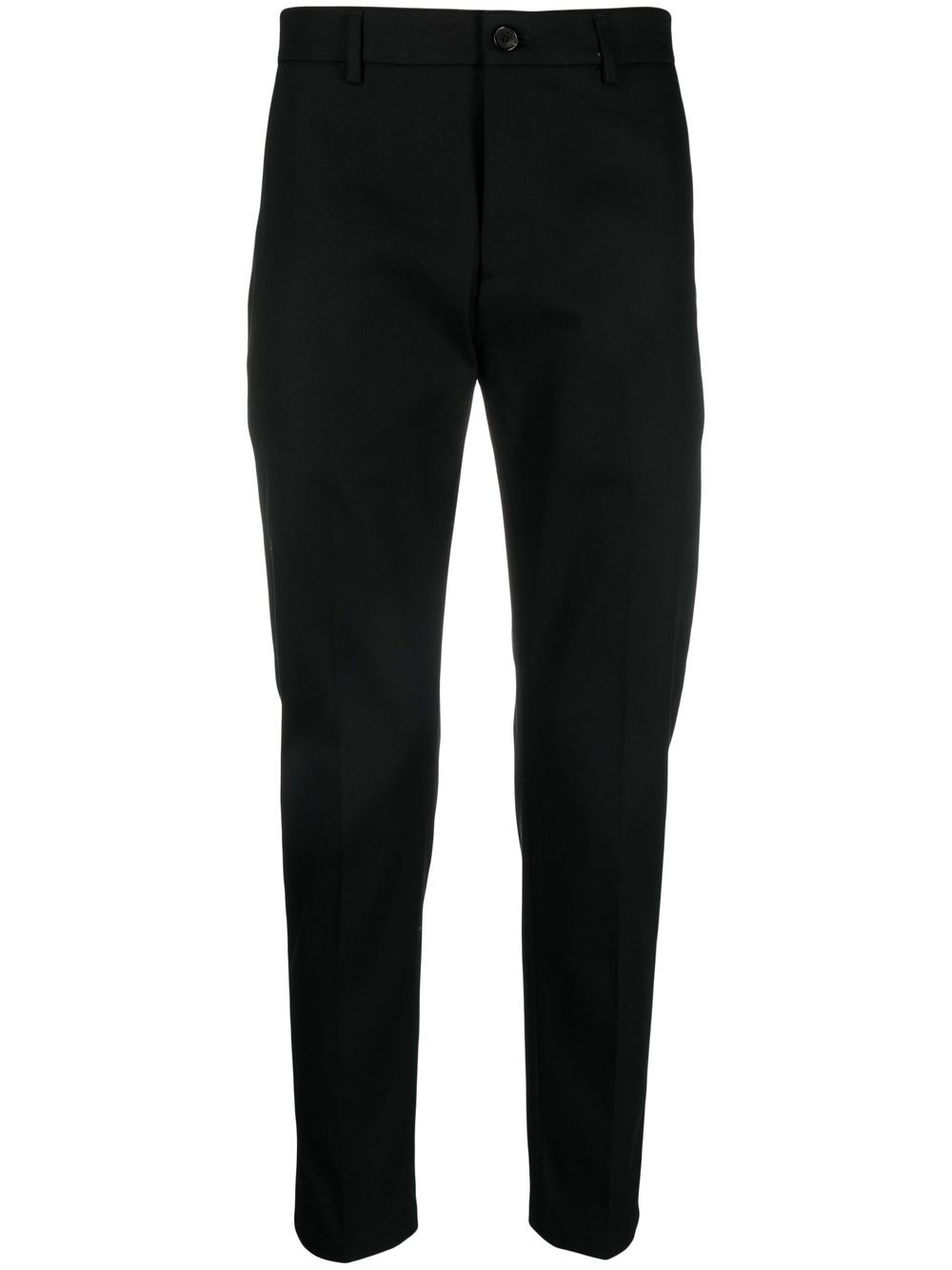 Department 5 pressed-crease slim tailored trousers - Black von Department 5