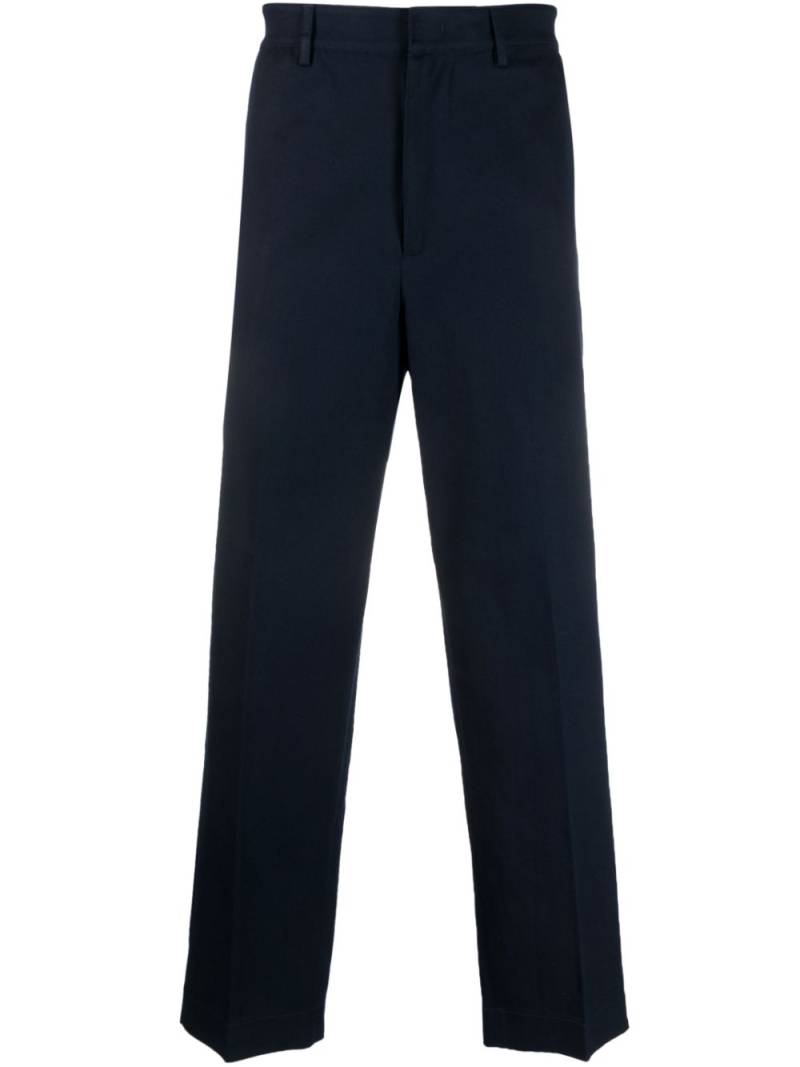 Department 5 straight-leg cotton trousers - Blue von Department 5