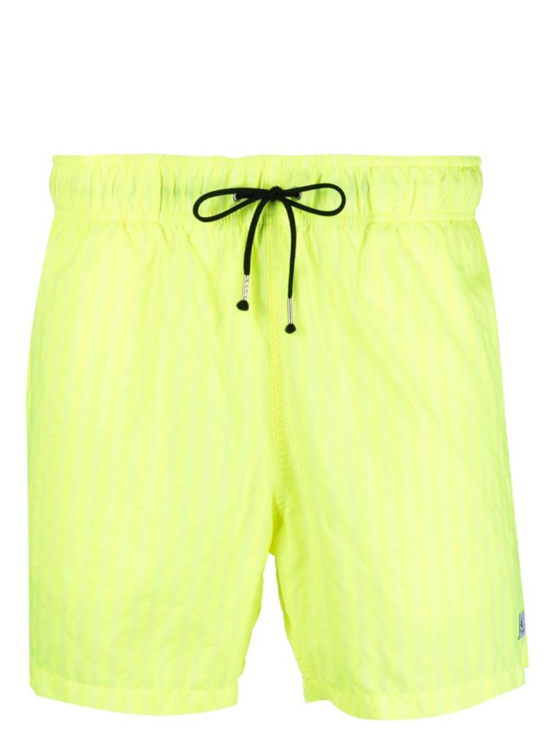 Department 5 stripe-print swim shorts - Yellow von Department 5