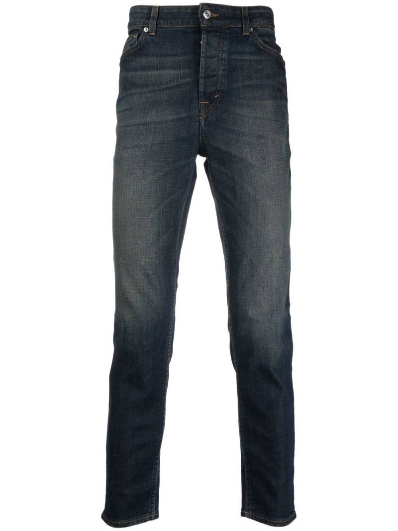 Department 5 washed cropped jeans - Blue von Department 5