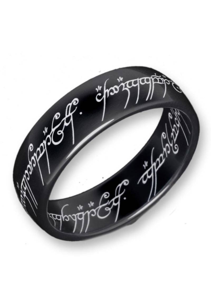 Der Herr der Ringe Fingerring »Der Eine Ring - Titan Blackline, 10004043«, Made in Germany von Der Herr der Ringe