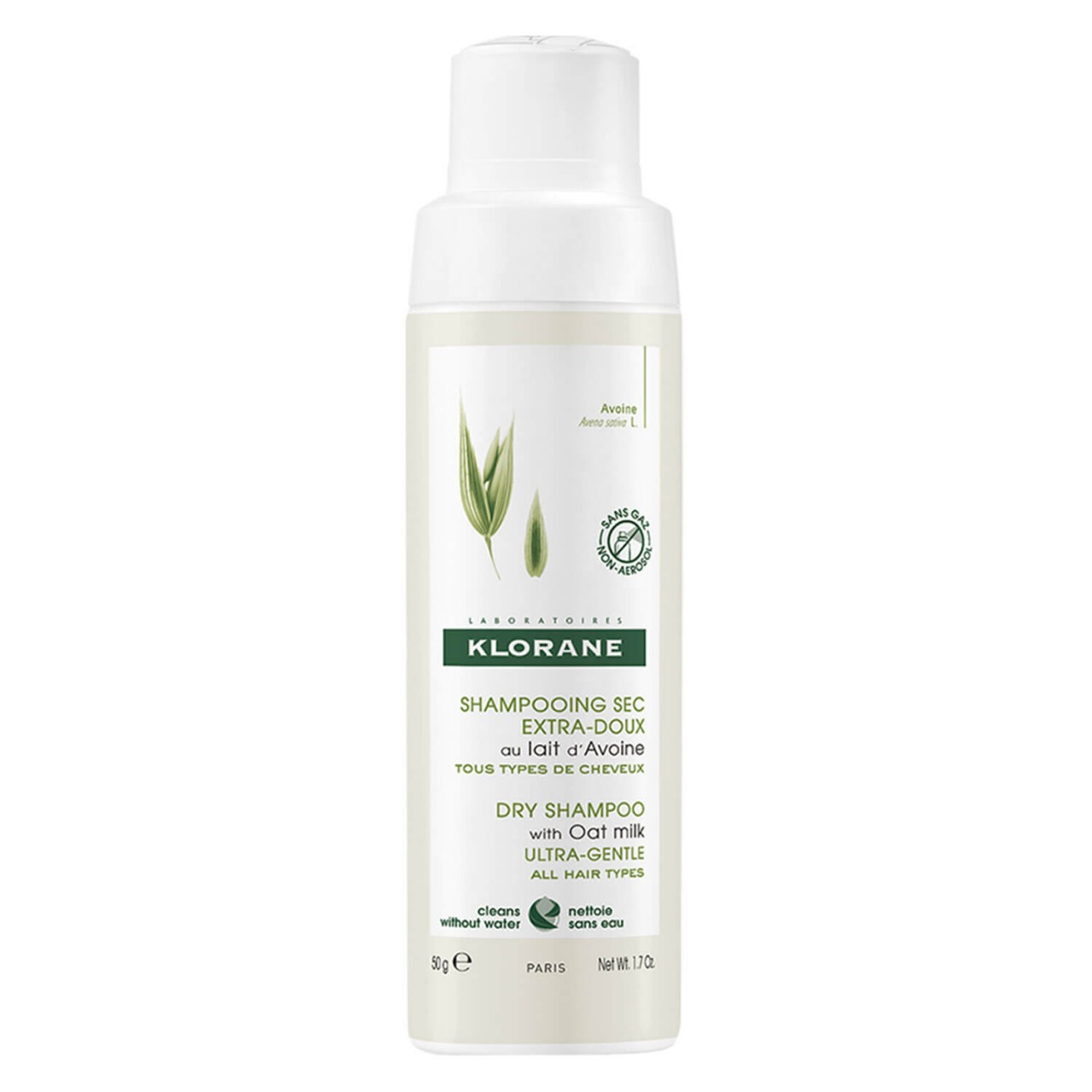 KLORANE Hair - Hafermilch Trockenshampoo Puder von KLORANE