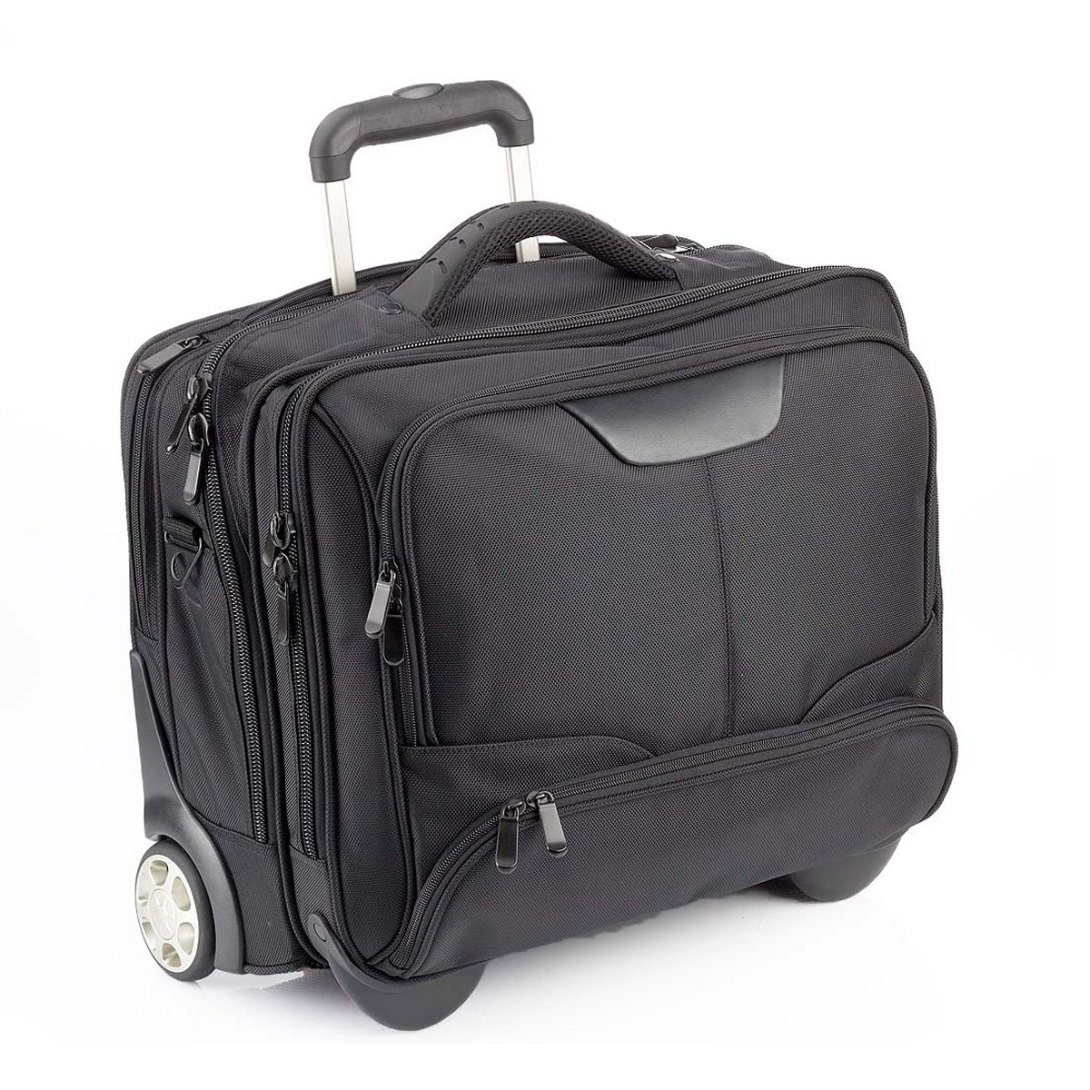 Business Trolley 44 cm aus Nylon in Schwarz von Dermata Lederwaren