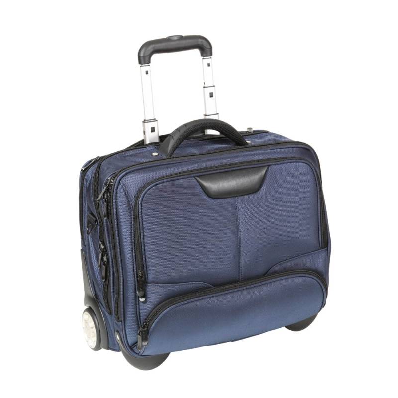 Business Trolley 44cm aus Nylon in Blau von Dermata Lederwaren