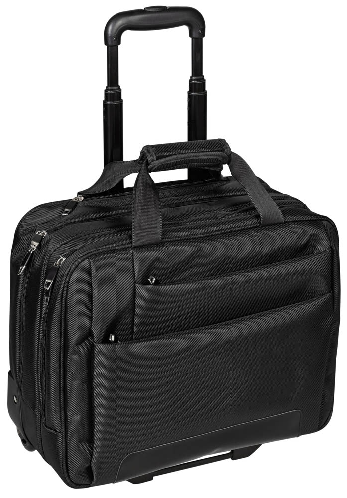 Business Trolley 47cm aus Nylon in Schwarz Business Trolley 47cm aus Nylon in Schwarz von Dermata Lederwaren