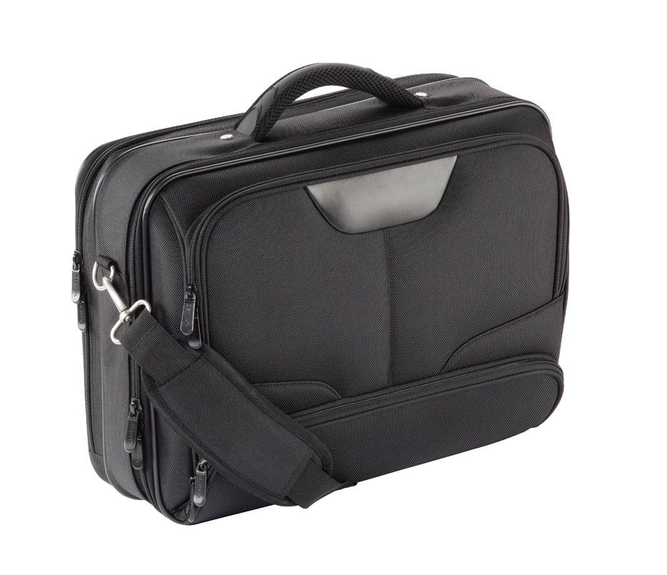 Laptopmappe 43.5cm aus Nylon in Schwarz Laptopmappe 43.5cm aus Nylon in Schwarz von Dermata Lederwaren