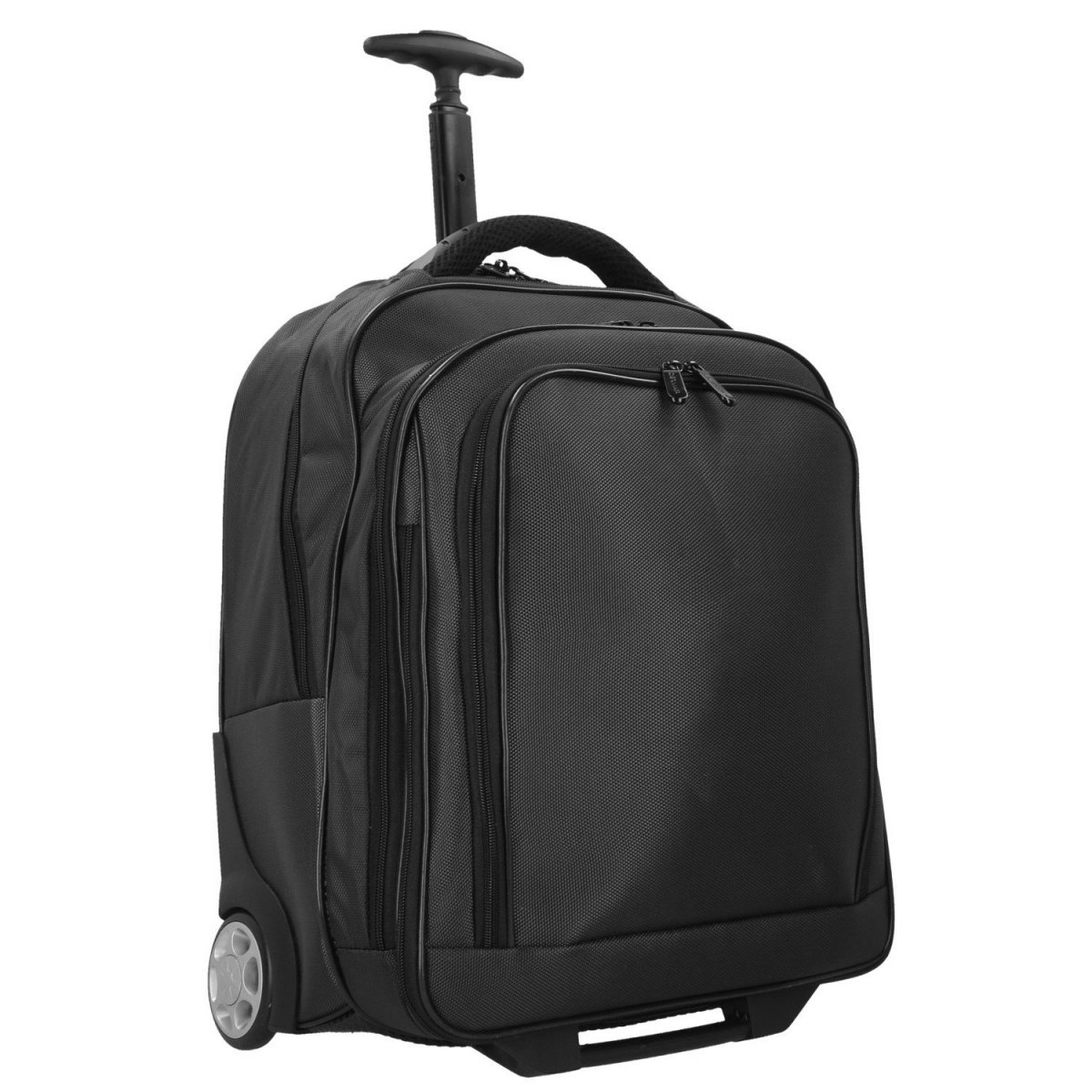 Trolley Rucksack 47,5cm aus Nylon in Schwarz Trolley Rucksack 47,5cm aus Nylon in Schwarz von Dermata Lederwaren