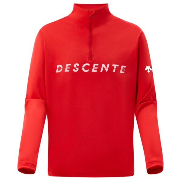 Descente - GB20 T-Neck - Fleecepullover Gr 46 rot von Descente