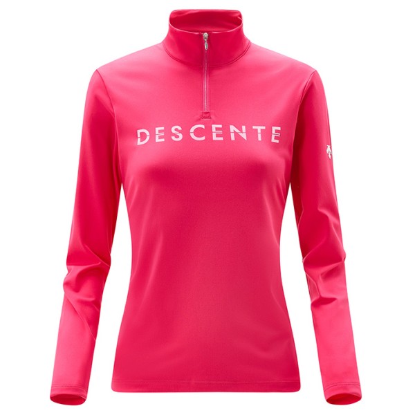 Descente - Women's GB30 T-Neck - Fleecepullover Gr 34;38;40;42 rosa/rot;schwarz;weiß von Descente