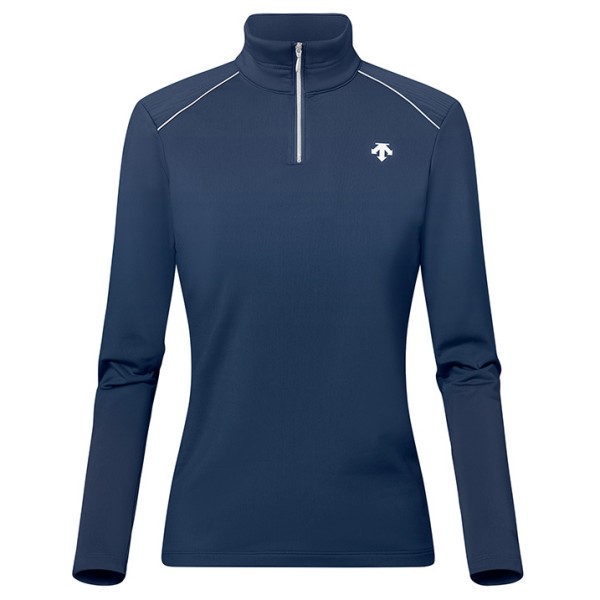 Descente - Women's GB31 T-Neck - Fleecepullover Gr 36 blau von Descente