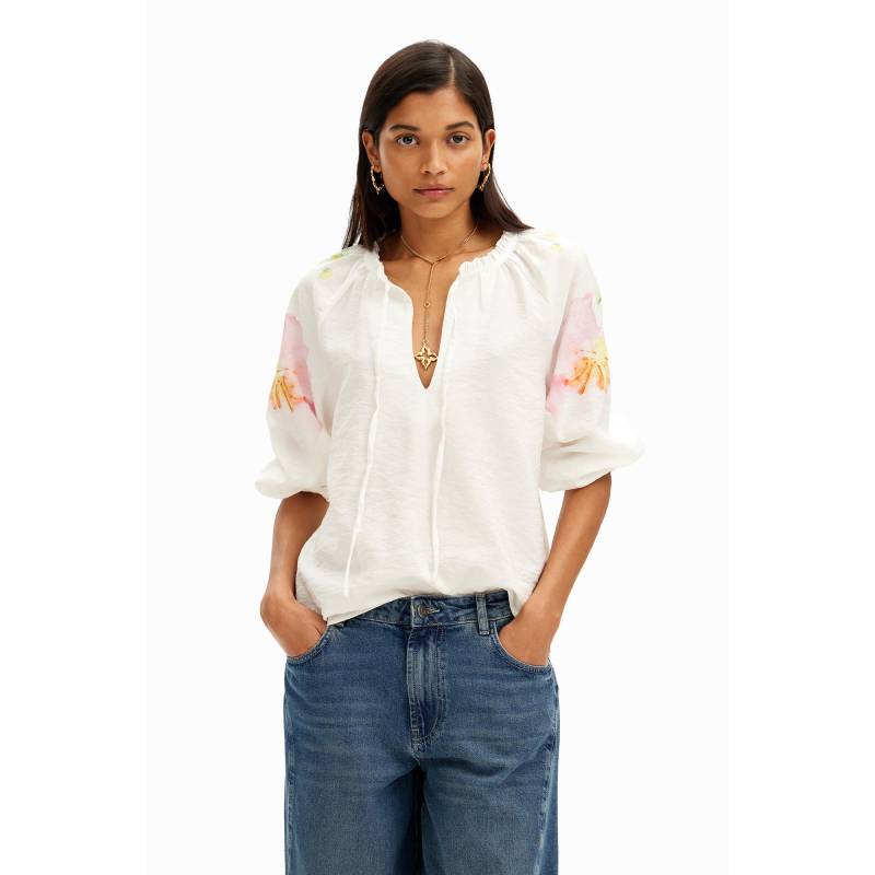 Bluse Damen Weiss L von Desigual