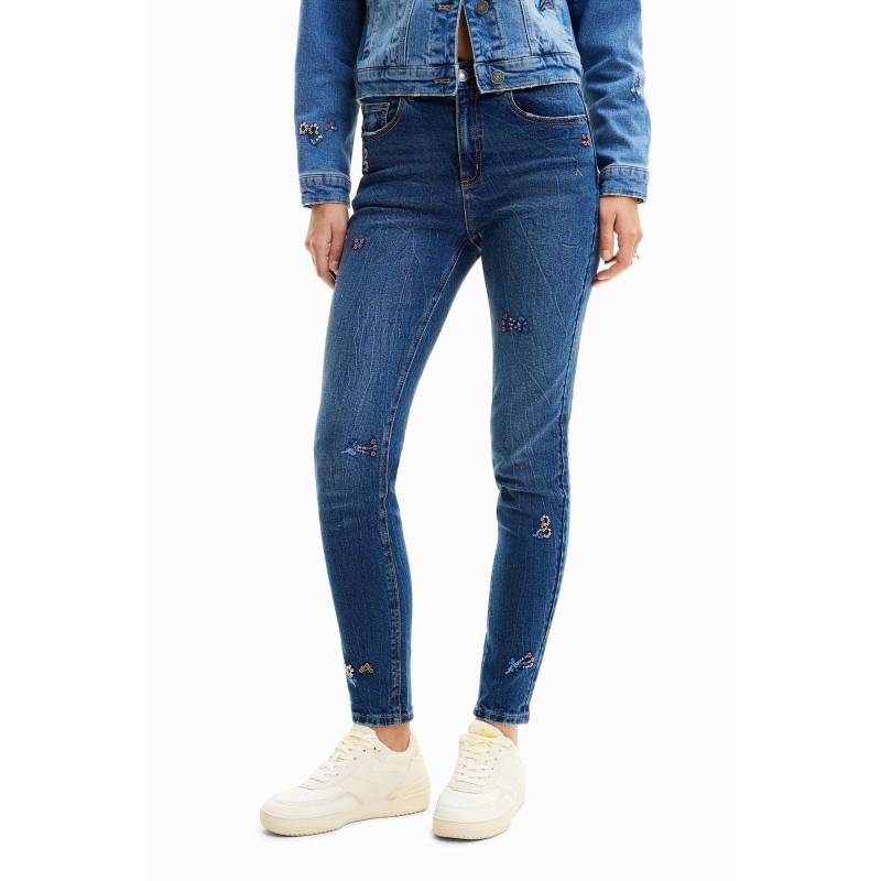 Desigual - Jeans, für Damen, Blau Größe 36 von Desigual