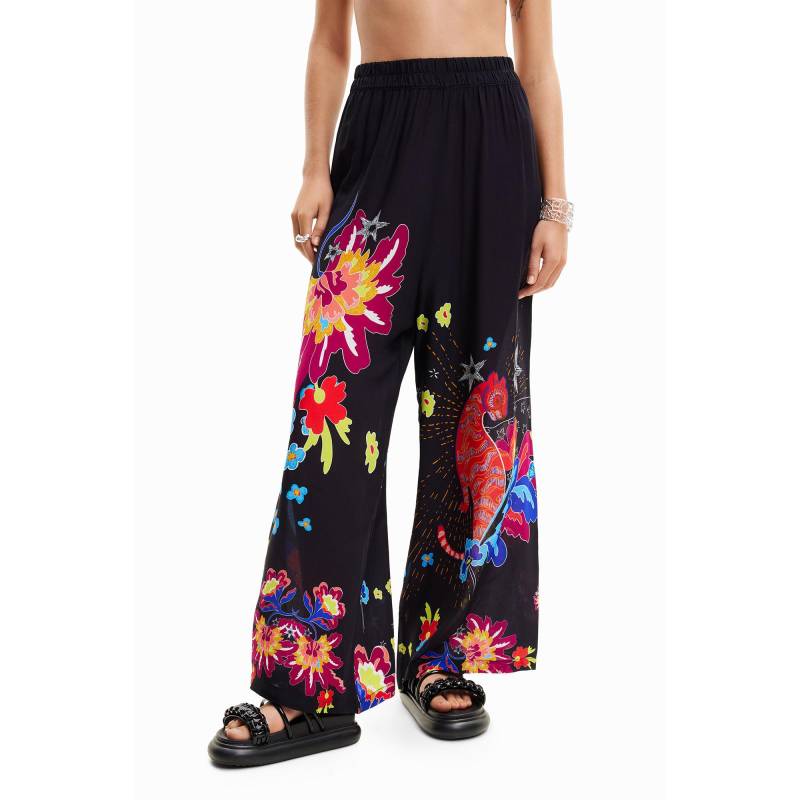 Hose Damen Black L von Desigual