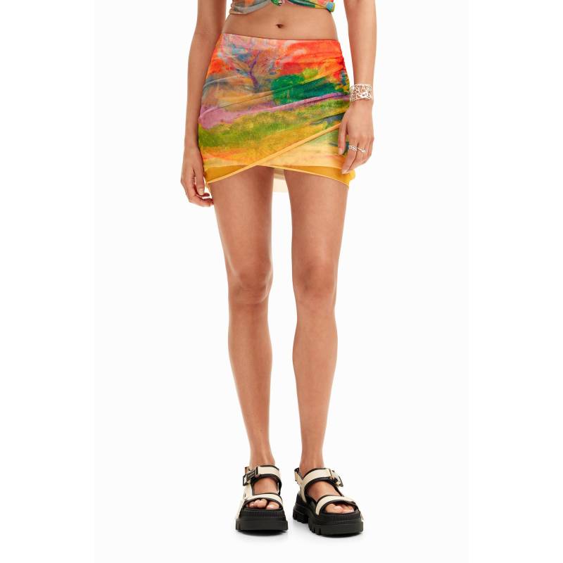 Rock Damen Multicolor L von Desigual