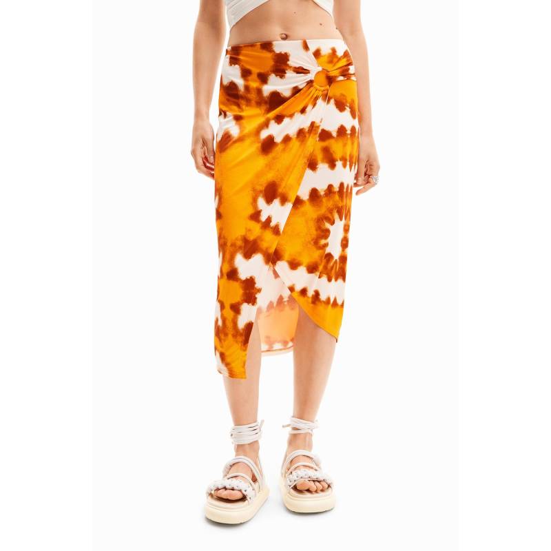 Rock Damen Orange L von Desigual