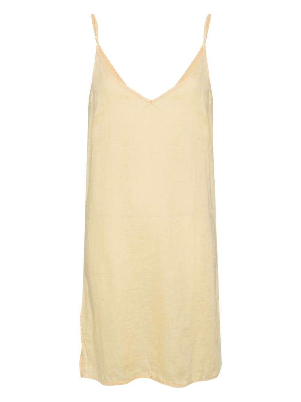 Desmond & Dempsey V-neck linen camisole - Yellow von Desmond & Dempsey