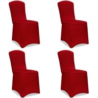 Stuhlhusse 4er-Set Bordeaux von Detex®