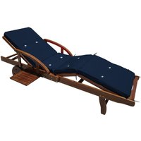 Auflage Sunlounger Blau 196x55x5cm von Detex®