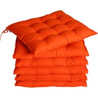 Sitzkissen 6er-Set Cozy Orange von Detex®