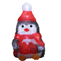 LED Acryl Figur Weihnachten Pinguin von Deuba®