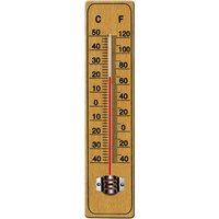 Thermometer aus Holz von Markenartikel