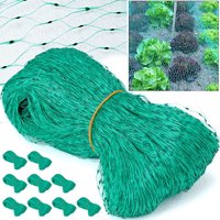 Vogelschutznetz 10er-Set Grün 2x5m von Deuba®