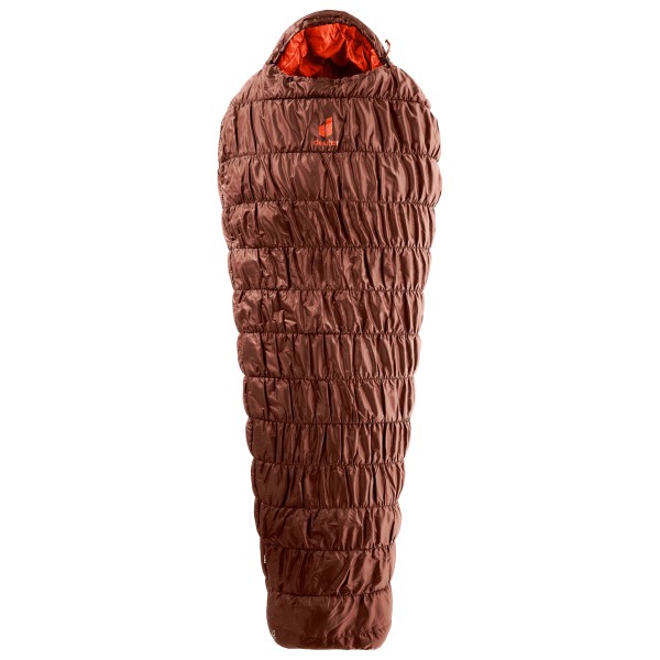 Deuter - Exosphere -6° - Kunstfaserschlafsack Gr 220 x 73-90 x 45-56 cm - Long umbra / paprika von Deuter