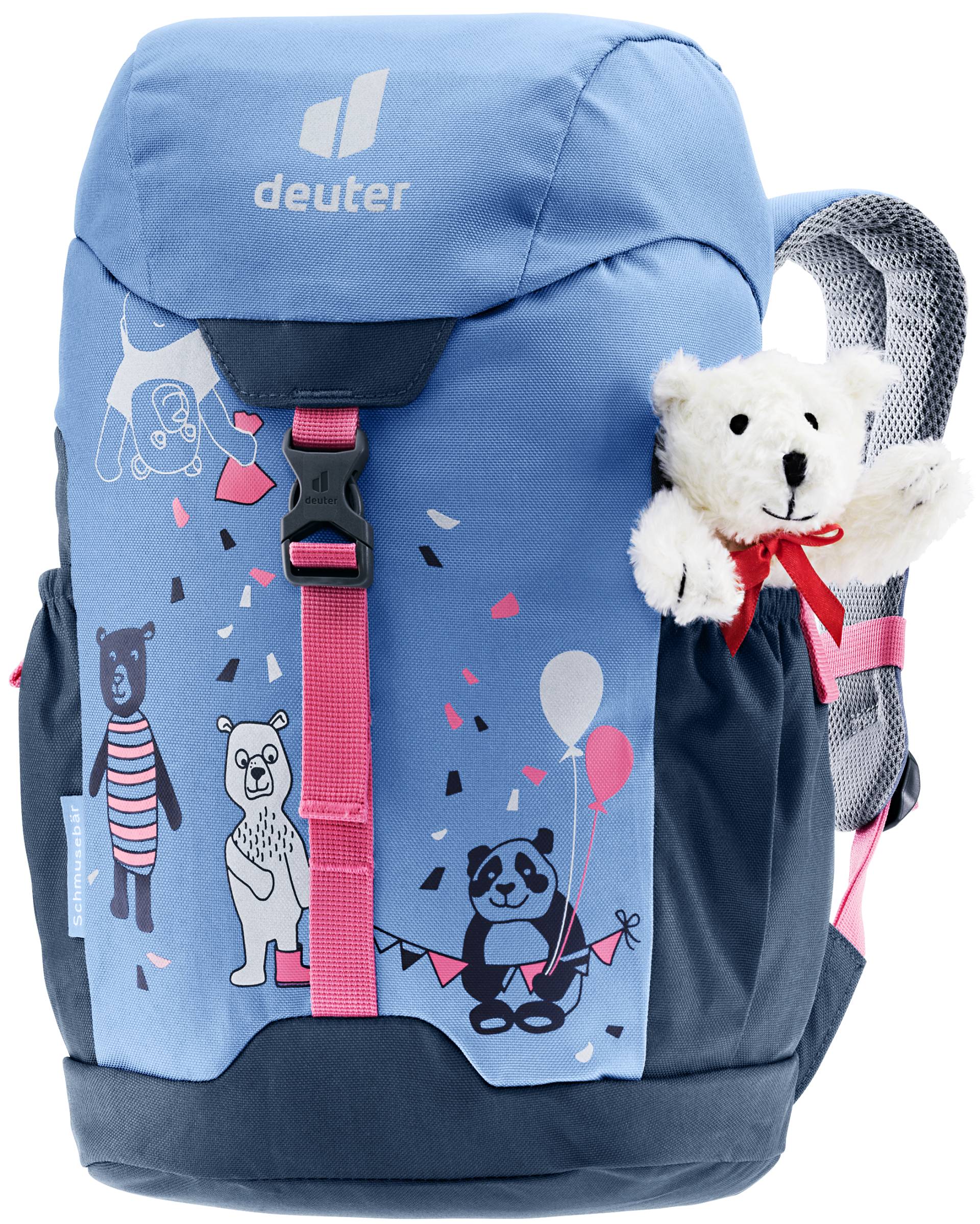 deuter Kinderrucksack »SCHMUSEBÄR MIT TEDDY 8 L«, Reflektoren von Deuter