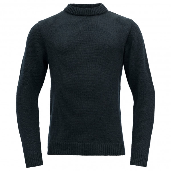Devold - Arktis Sweater Crew Neck - Wollpullover Gr L schwarz von Devold