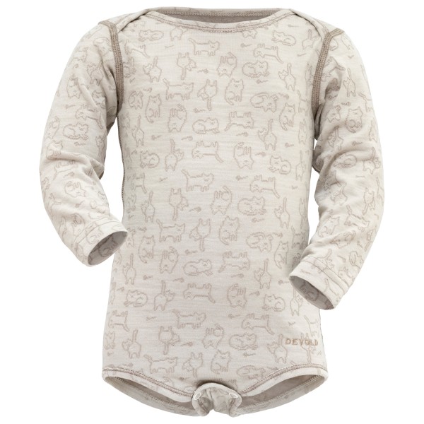 Devold - Baby's Duo Active Merino Body - Merinounterwäsche Gr 56 beige/grau von Devold